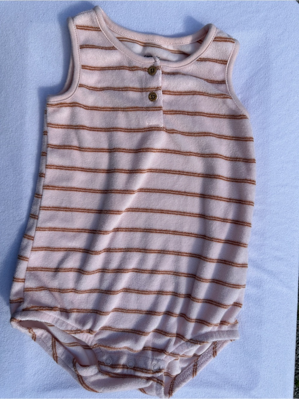Kids Red, Blue & White Tie-Dye Short Sleeve Romper - Unbranded(43) - Picture 6 of 7